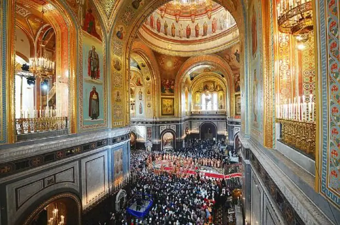 Katedraal van Christus die Verlosser in Moskou foto