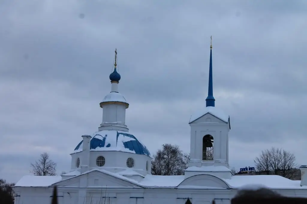 Église en hiver