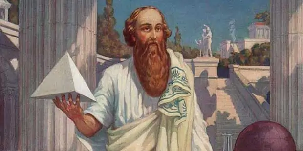 The famous Pythagoras