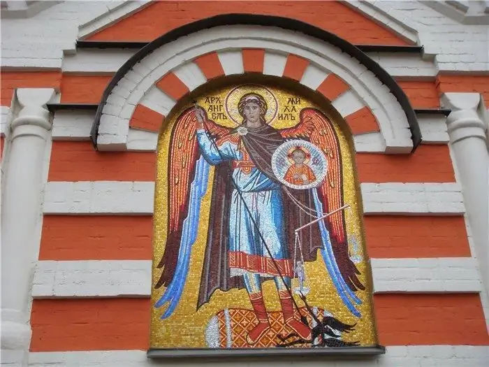 Mosaik i templets absid